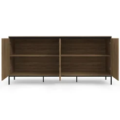 Loft24 Bari - Dressoir met 4 deuren en eiken effect