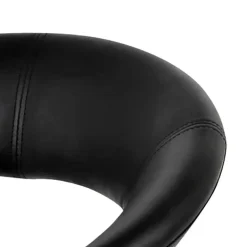 Barkrukken-Giga Living Barkruk - Zwart PU leer - Zithoogte 79cm - Trana - Set van 2