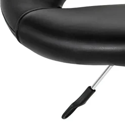 Barkrukken-Giga Living Barkruk - Zwart PU leer - Zithoogte 79cm - Trana - Set van 2