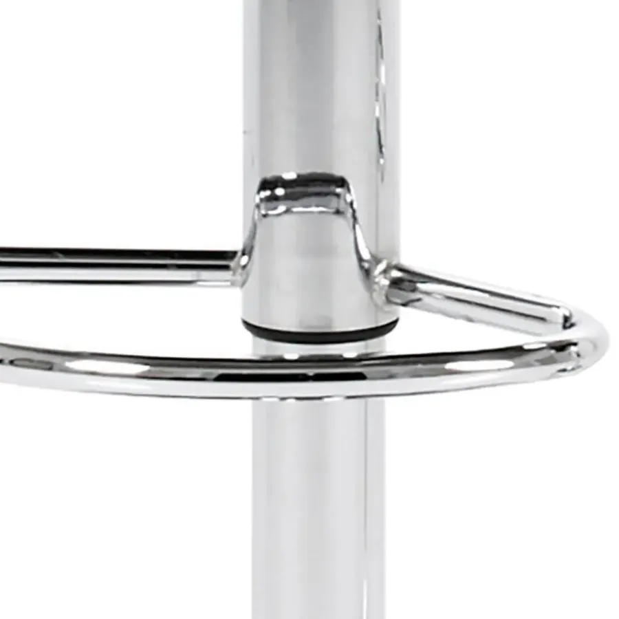 Barkrukken-Giga Living Barkruk - Zwart PU leer - Zithoogte 79cm - Trana - Set van 2