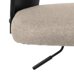 Giga Living Barkruk Zand Stof - Zitbreedte 47cm - 47x51x113cm - Lucas - Set van 2