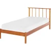 Beliani BARRET - Eenpersoonsbed - Lichte houtkleur - 90 x 200 cm - Dennenhout