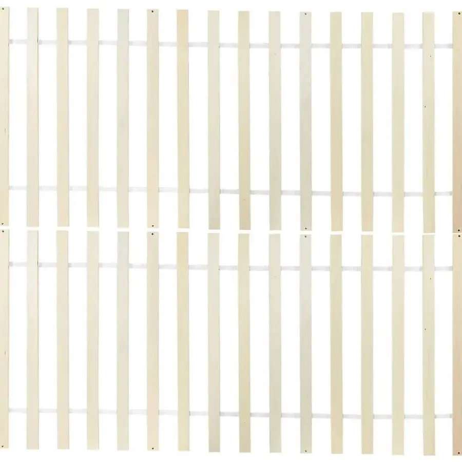 Beliani BARRET II - Tweepersoonsbed - Lichtbruin - 160 x 200 cm - Dennenhout
