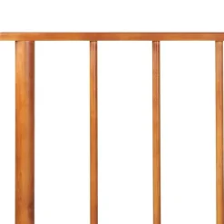 Beliani BARRET II - Tweepersoonsbed - Lichtbruin - 160 x 200 cm - Dennenhout