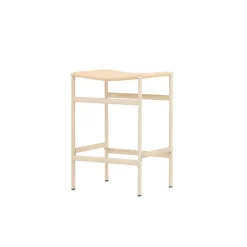 Fjôrd Barstoel Beige Touw - Polly - Set van 2