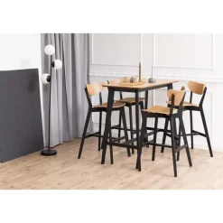 Bartafels-Giga Living Bartafel - Eiken Veneer - 120x60x105cm - Maughold