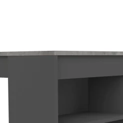 TemaHome Bartafel Aravis 115x50 met opbergruimte - zwart/beton