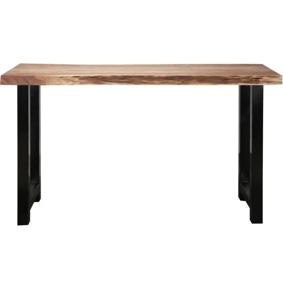 Bartafels-Giga Living Bartafel Boomstam Acaciahout - Naturel - Rechthoek - 150cm