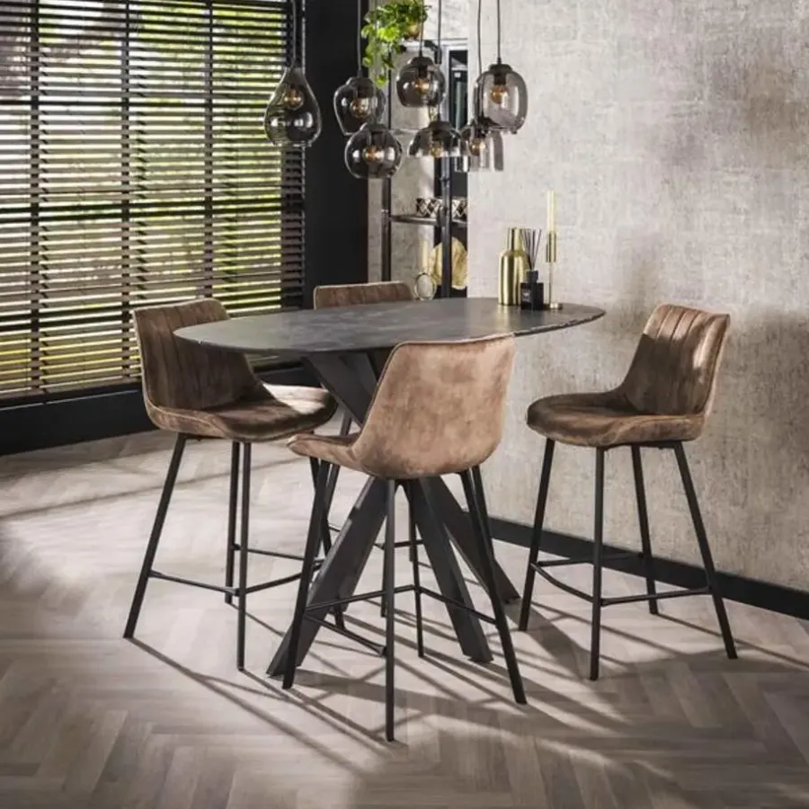 Emob Bartafel Mariola 140x80 cm-zwartbruin
