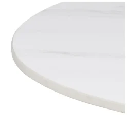 Giga Living Bartafel Wit Keramiek - Metaal - 80x80x105cm - Laurens