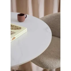 Giga Living Bartafel Wit Keramiek - Metaal - 80x80x105cm - Laurens