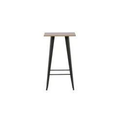 Fjôrd Bartafel Zwart Hout - 60x60x105cm - Tempe
