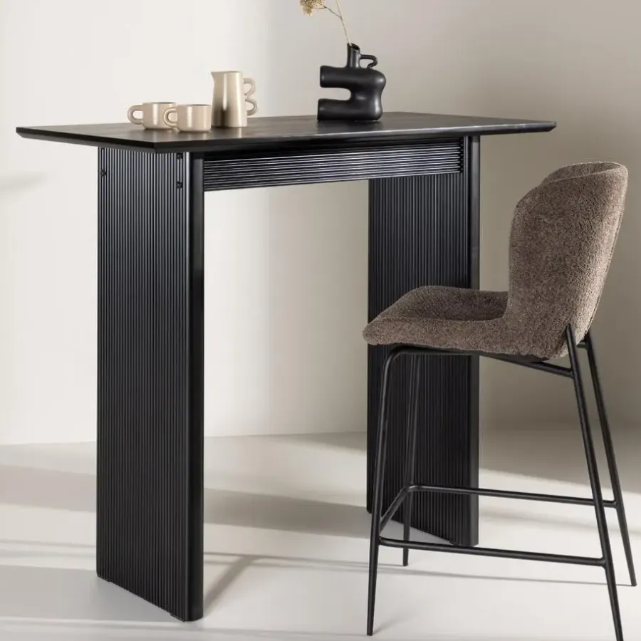 Fjôrd Bartafel Zwart Hout - 120x60x105cm - Vail