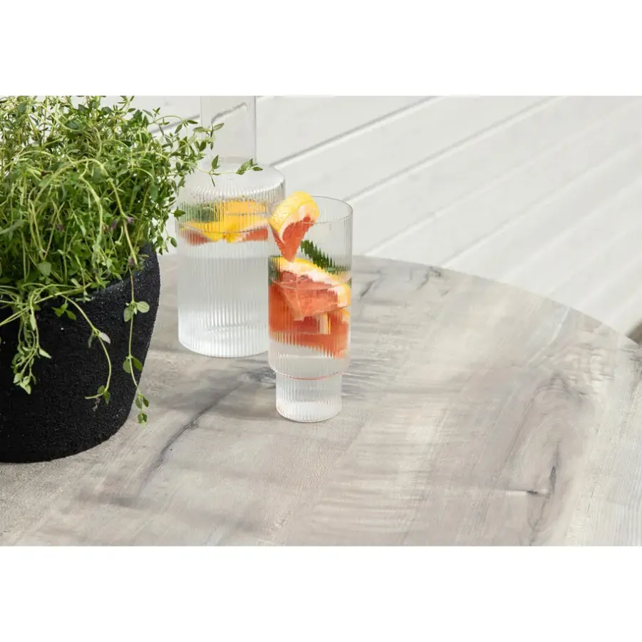 Bartafels-Fjôrd Bartafel Zwart Kunststof - 70x70x100cm - Milano