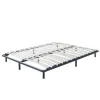 Lattenbodems-Beliani BASIC - Vrijstaande lattenbodem - Zwart - 160 x 200 cm - Staal