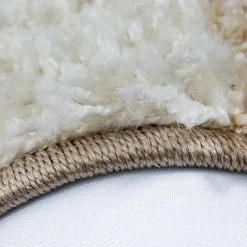 Hoogpolige Vloerkleden-Muratap Basic Shaggy Geblokt vloerkleed Bruin / Beige Hoogpolig - 160x230 CM