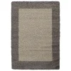 Muratap Basic Shaggy Kader vloerkleed Taupe Hoogpolig - 300x400 CM