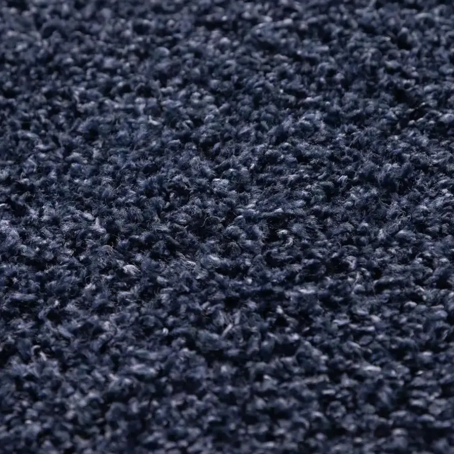 Muratap Basic Shaggy vloerkleed Donker Blauw Hoogpolig - 160x230 CM