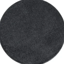 Muratap Basics Effen Rond Vloerkleed Grijs Laagpolig - 200 CM ROND