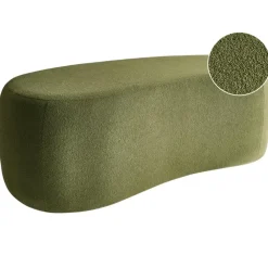 Poefen-Leen Bakker BAYARD - Poef - Groen - Bouclé