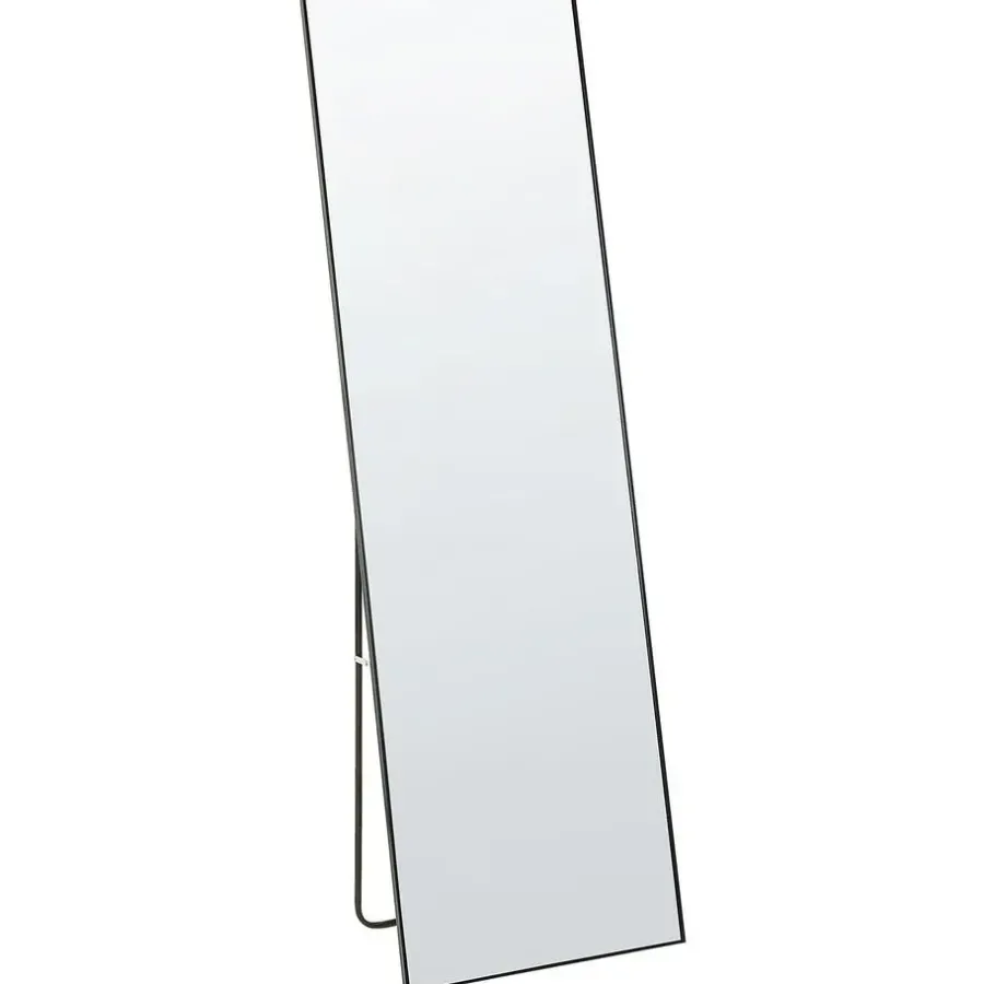 Beliani BEAUVAIS - Wandspiegel - Zwart - Aluminium