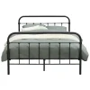2-Persoons Bedden|Twijfelaars-Leen Bakker Bed Anne - mat antraciet - 140x200 cm