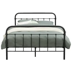 2-Persoons Bedden|Twijfelaars-Leen Bakker Bed Anne - mat antraciet - 140x200 cm