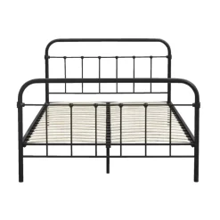 2-Persoons Bedden|Twijfelaars-Leen Bakker Bed Anne - mat antraciet - 140x200 cm