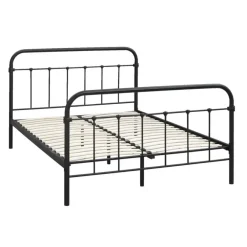 2-Persoons Bedden|Twijfelaars-Leen Bakker Bed Anne - mat antraciet - 140x200 cm