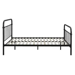 2-Persoons Bedden|Twijfelaars-Leen Bakker Bed Anne - mat antraciet - 140x200 cm