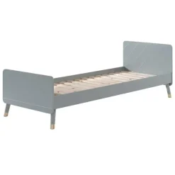 Kinderbedden-Vipack Bed Billy 90x200 - grijs