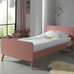 Kinderbedden-Vipack Bed Billy 90x200 - roze