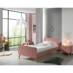 Kinderbedden-Vipack Bed Billy 90x200 - roze