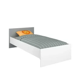 Kinderbedden-Leen Bakker Bed Bobby - wit - 90x200 cm