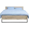 2-Persoons Bedden|Twijfelaars-Leen Bakker Bed Dex - eikenkleur - 140x200 cm