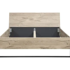 2-Persoons Bedden|Twijfelaars-Leen Bakker Bed Dex - eikenkleur - 140x200 cm