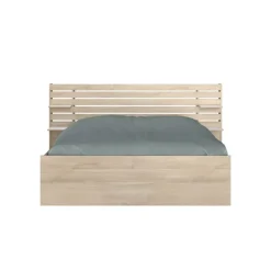2-Persoons Bedden-Leen Bakker Bed Evi - eikenkleur - 180x200 cm