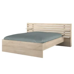 2-Persoons Bedden-Leen Bakker Bed Evi - eikenkleur - 180x200 cm