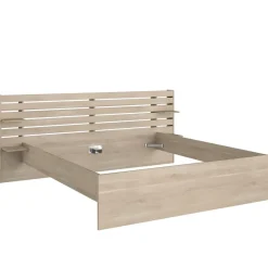 2-Persoons Bedden-Leen Bakker Bed Evi - eikenkleur - 180x200 cm