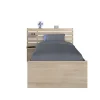 Leen Bakker Bed Evi - eikenkleur - 90x200 cm