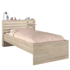 Leen Bakker Bed Evi - eikenkleur - 90x200 cm