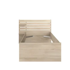 Leen Bakker Bed Evi - eikenkleur - 90x200 cm