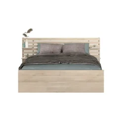 Leen Bakker Bed Evi - eikenkleur - 160x200 cm