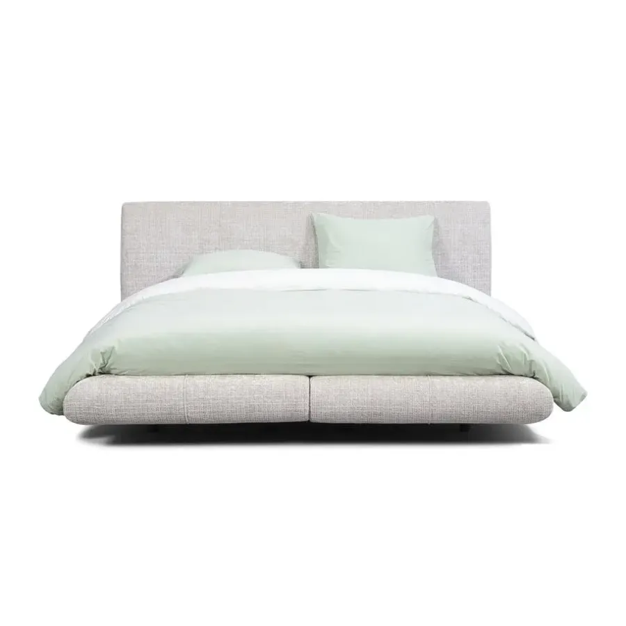 Leen Bakker Bed Gio - greige - 180x200 cm
