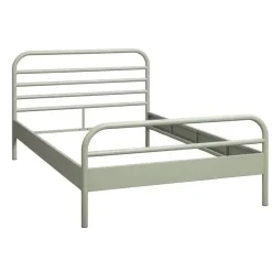 Leen Bakker Bed Jada metaal - groen - 90x200 cm