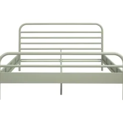 Leen Bakker Bed Jada metaal - groen - 140x200 cm