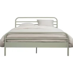 2-Persoons Bedden-Leen Bakker Bed Jada metaal - groen - 160x200 cm