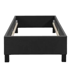 1-Persoons Bedden-Leen Bakker Bed Lena - antraciet - 90x200 cm
