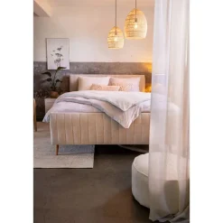 Leen Bakker Bed Lieke - ecru - 160x200 cm
