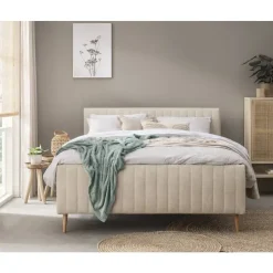 Leen Bakker Bed Lieke - ecru - 140x200 cm